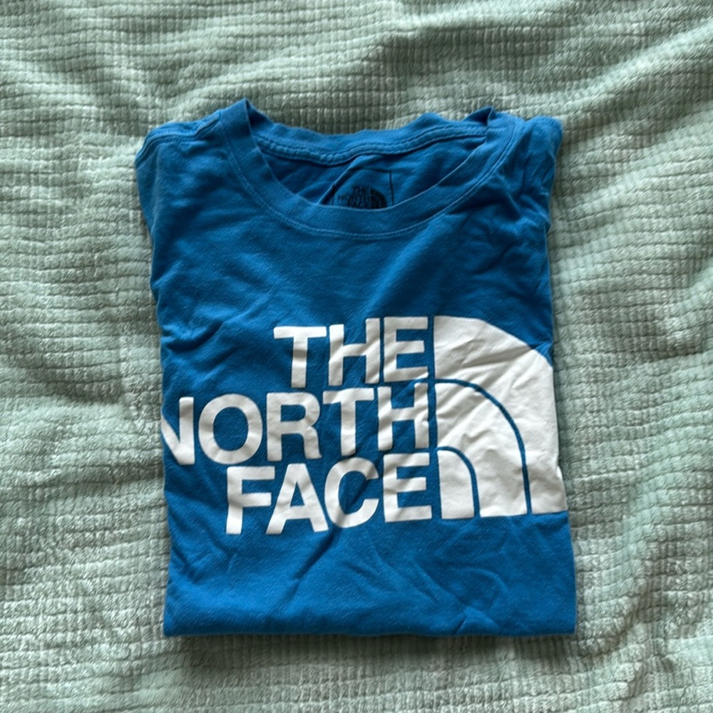 The North Face Men's Bright Blue Logo Tee